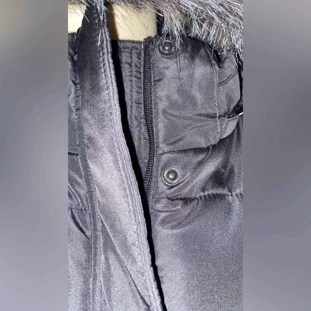 Calvin Klein Womens Black Quilted Faux Fur Puffer Vest Outerwear - Picture 14 of 16